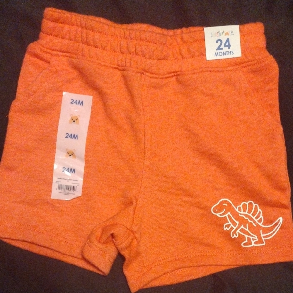 Garanimals Orange Dino Kids Shorts - Picture 1 of 1